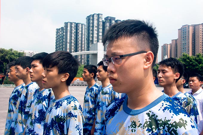 我院2016秋季軍訓大片已拉開序幕！