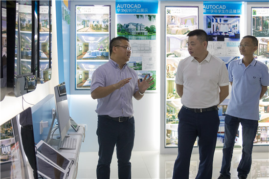  區(qū)人力資源和社會(huì)保障局、就業(yè)局領(lǐng)導(dǎo)蒞臨我院視察