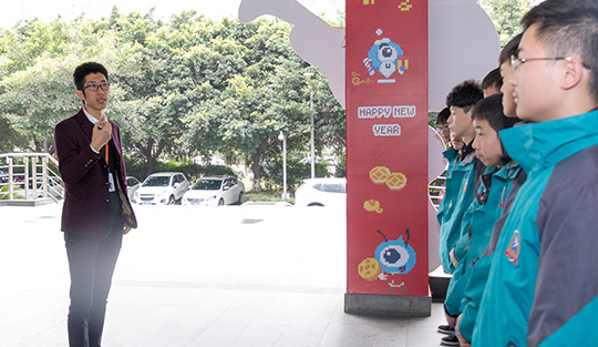 校企定向班新同學走進名企實地參觀