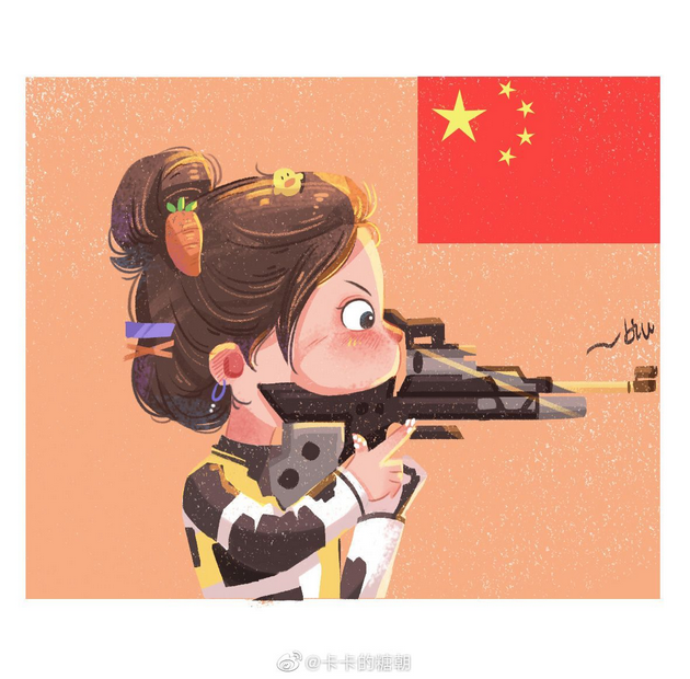 我給奧運(yùn)冠軍畫(huà)頭像：商機(jī)來(lái)了！