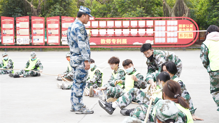 超然！新生軍訓(xùn)——團(tuán)隊(duì)訓(xùn)練賽